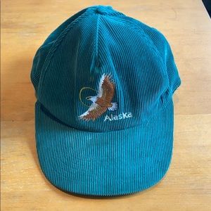 Vintage Green Corduroy Hat